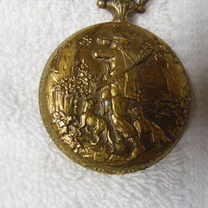 Arnex Hunting Pocket Watch Mens or Womens Mechanical Vintage